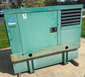 20 kw Onan / Kubota (Enclosed w/ Base Tank, 2.2L 4 Cyl. Kubota, 1,022 Hours, Mfg. 1994) Diesel Genset